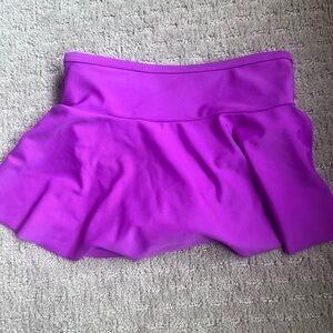 Lands End girls mini swim skirt